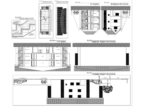  汽车酒店CAD平面图 