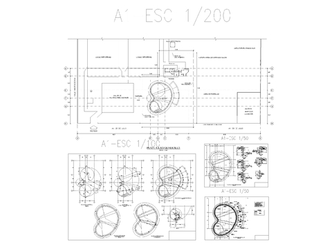 肾池项目cad大样图 