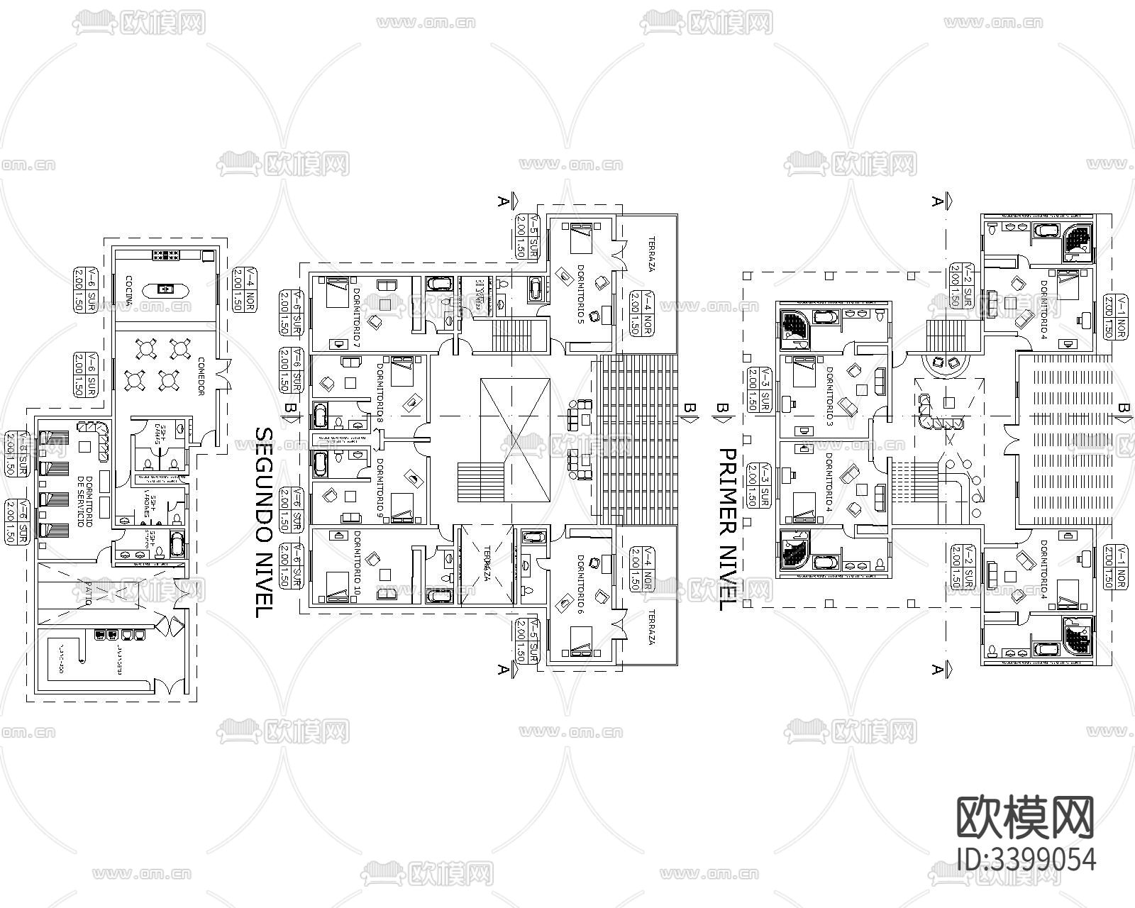 生物气候酒店详图cad施工图下载（渲染图2）