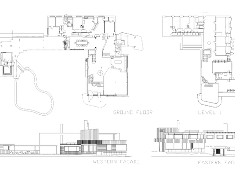  海滨别墅游泳池基础cad大样图 