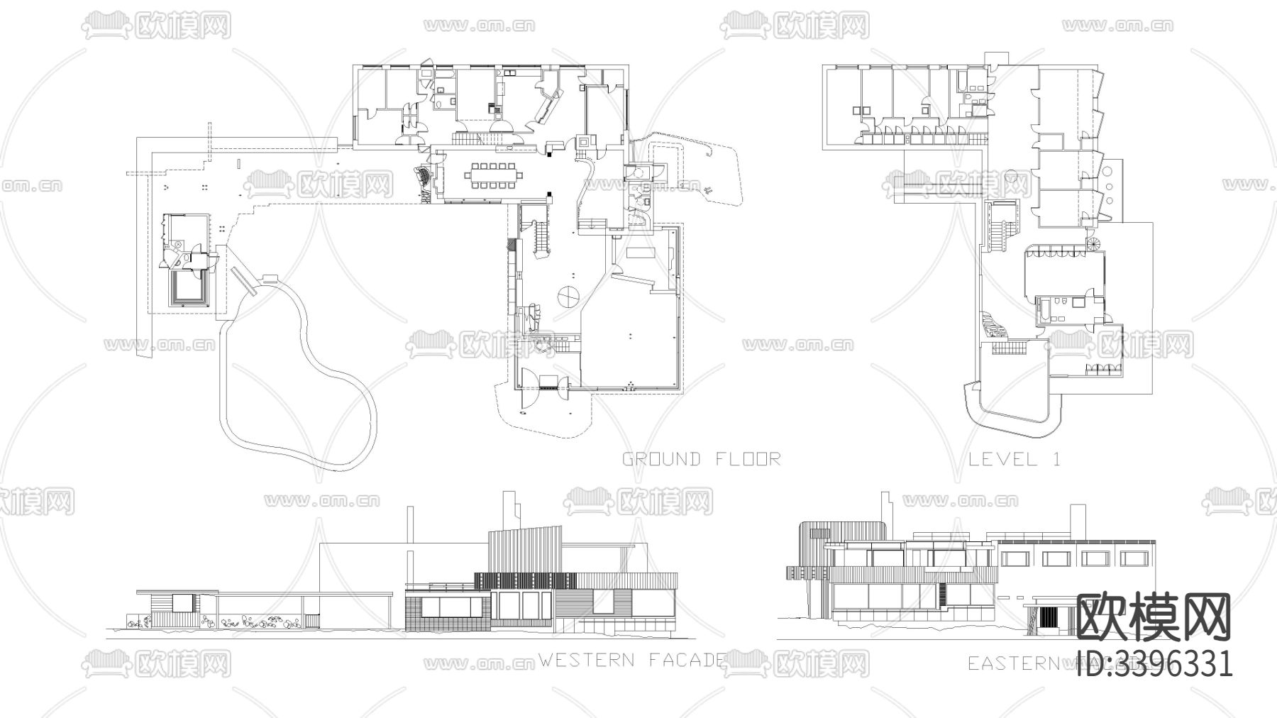 海滨别墅游泳池基础cad大样图下载
