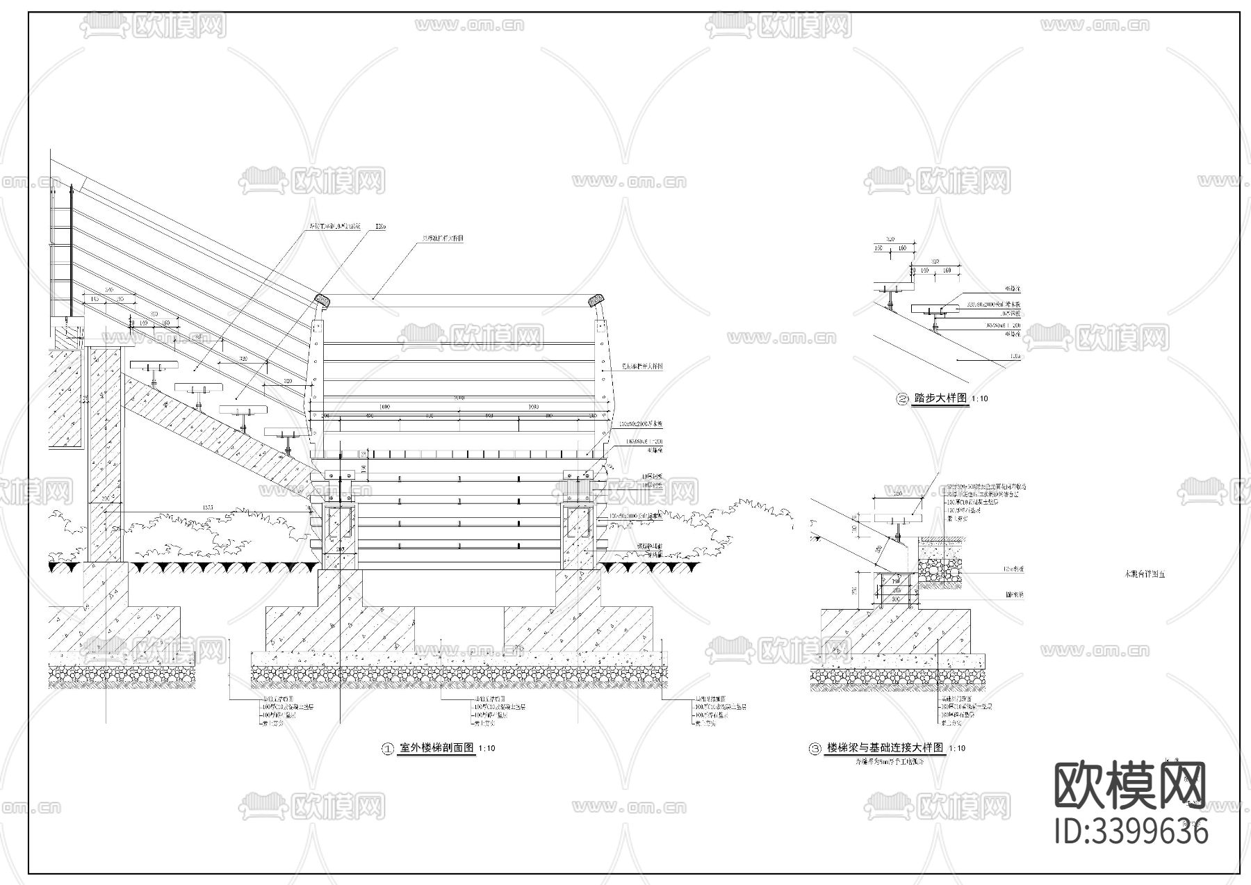 木眺台CAD施工图下载（渲染图4）