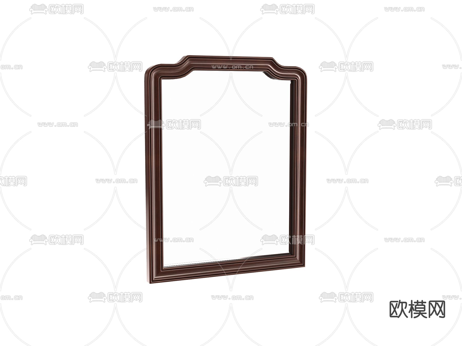 简欧线条 线框3d模型下载