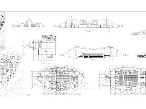  全室内游泳池项目cad大样图 