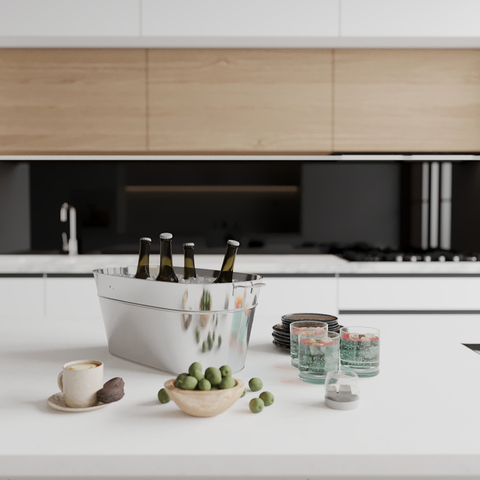  酒瓶 酒 冰桶 酒杯su模型 