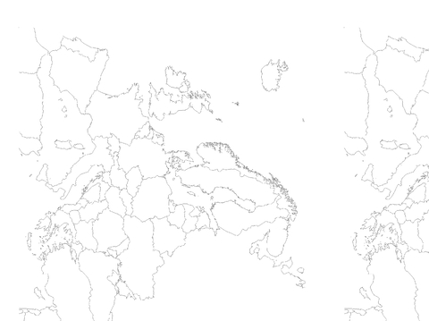  欧洲地图Dwg下载cad大样图 
