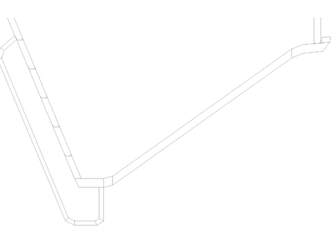  3D儿童公园滑梯cad大样图 