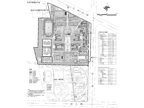  職業(yè)技術(shù)學(xué)院項(xiàng)目規(guī)劃cad施工圖 