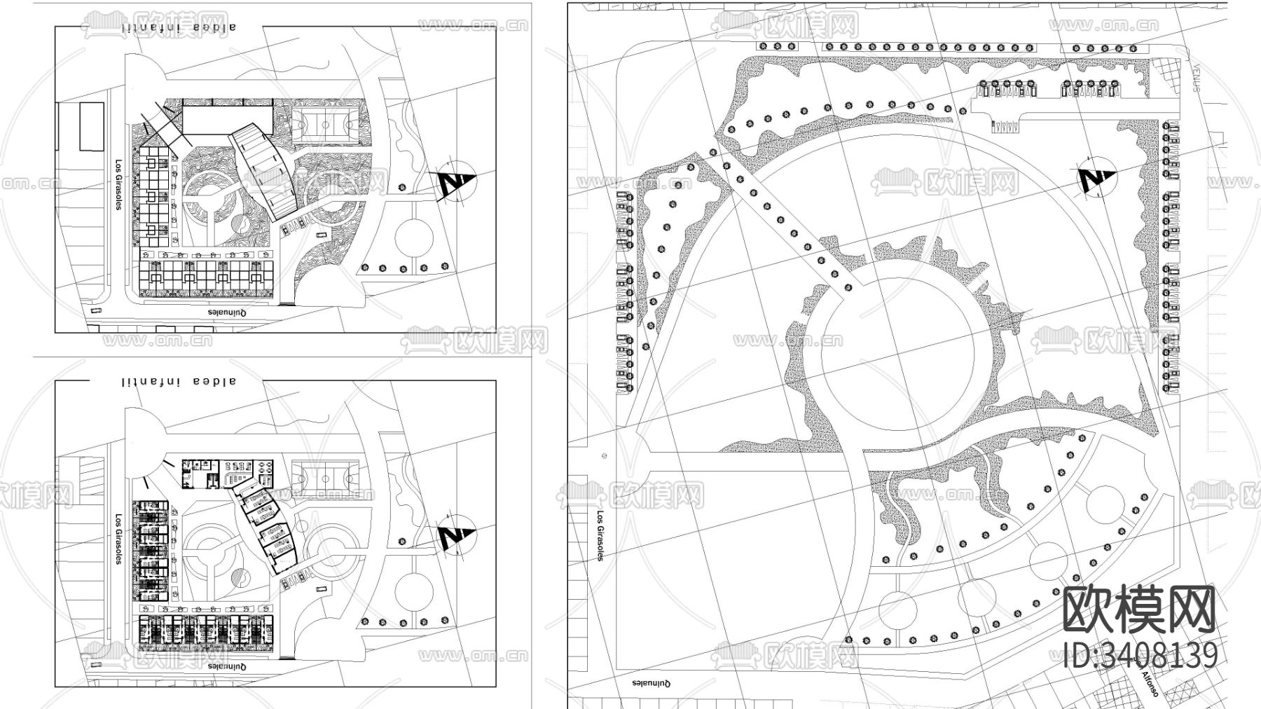 儿童村cad平面图下载