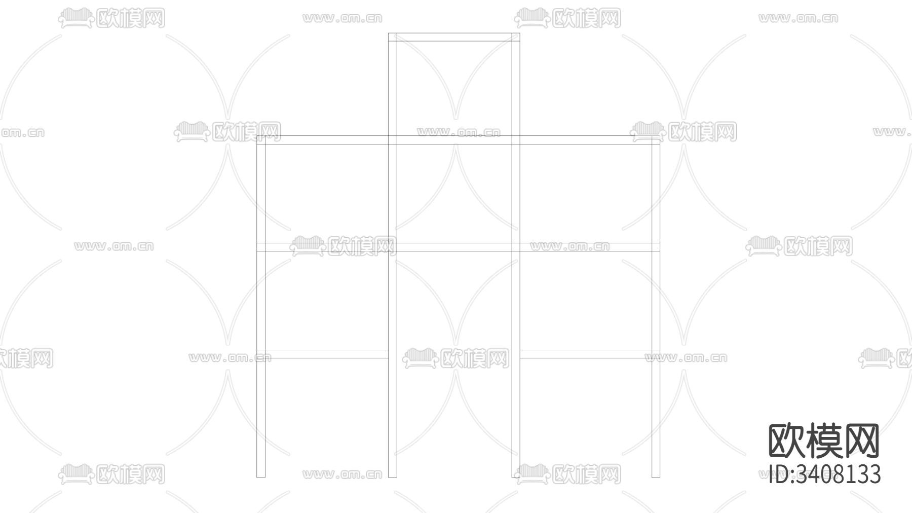 D儿童公园游戏攀登架子cad大样图下载