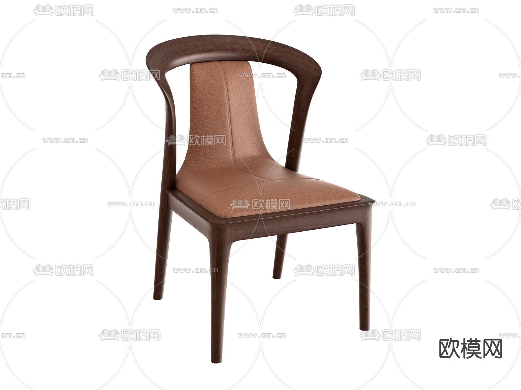 新中式椅子 餐椅3d模型下载