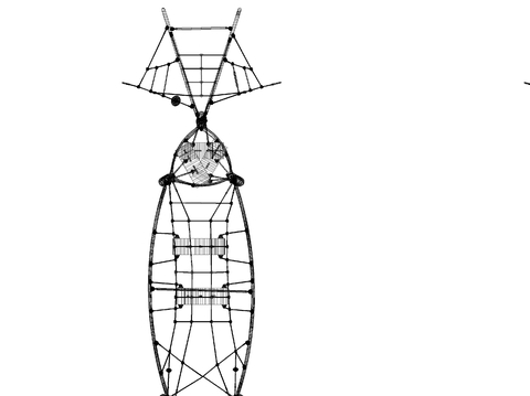 儿童游戏平台cad大样图 