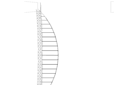  金属桥cad大样图 