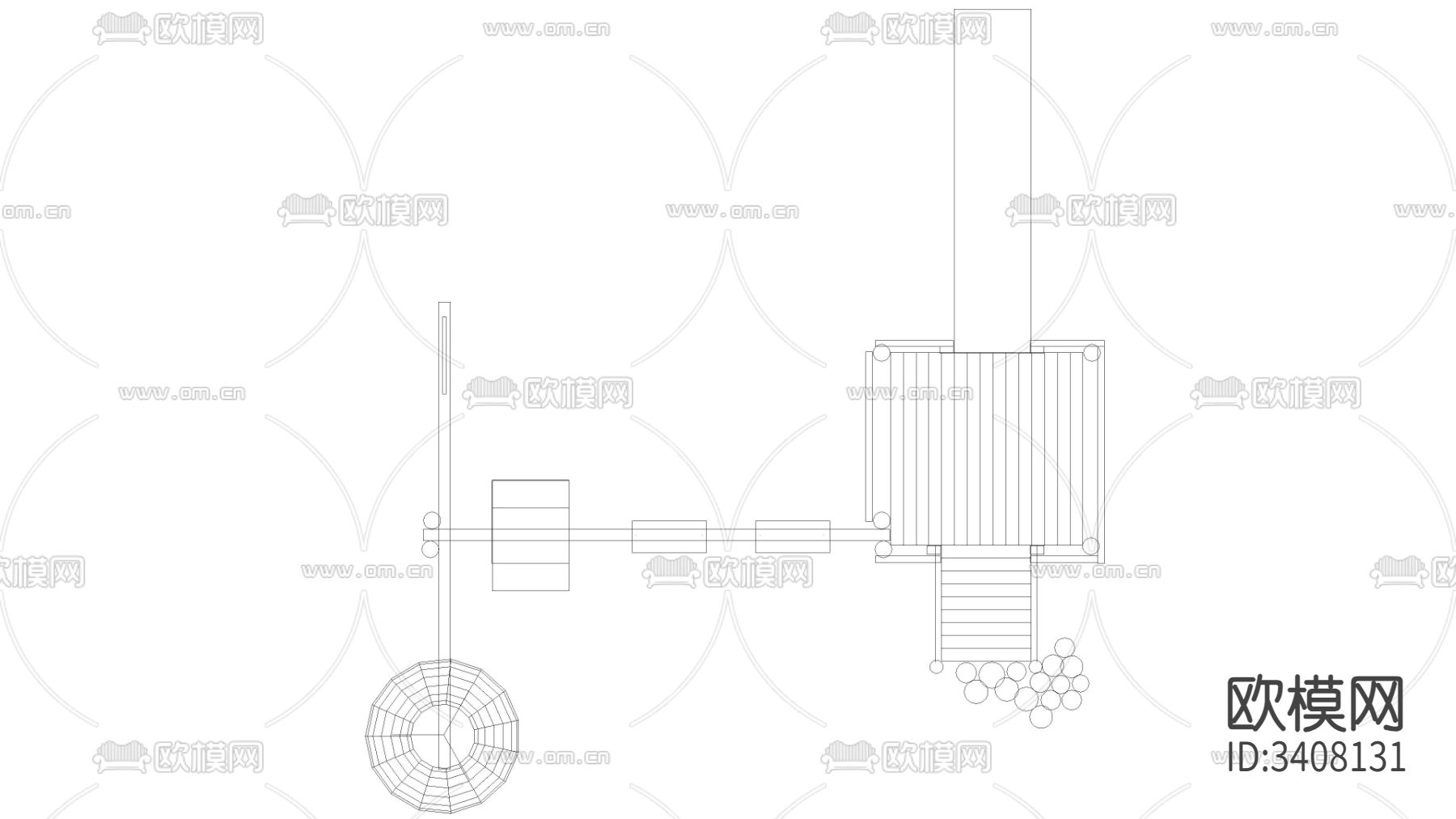 儿童公园cad大样图下载