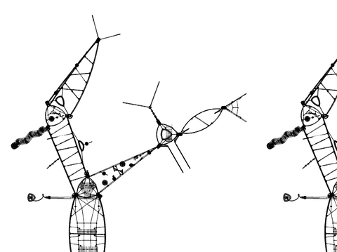  儿童游戏平台cad大样图 