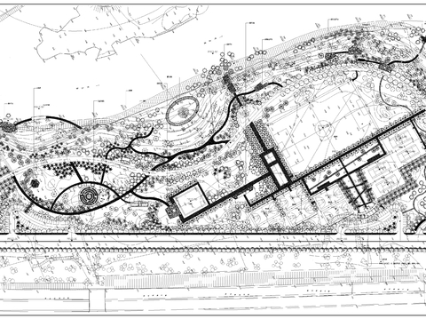  湖滨公园CAD平面图 