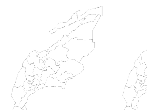  墨西哥地图Dwgcad大样图 