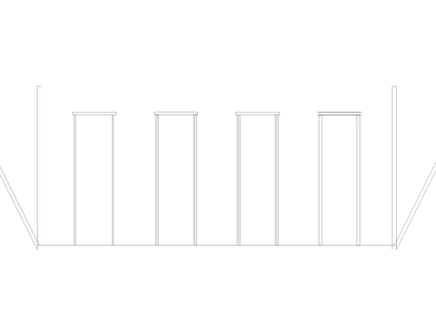  儿童公园游戏秋千cad大样图 