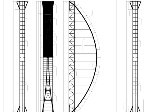  跨河桥梁详图cad大样图 
