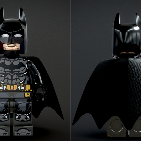  玩具 乐高 手办 积木 蝙蝠侠su模型 