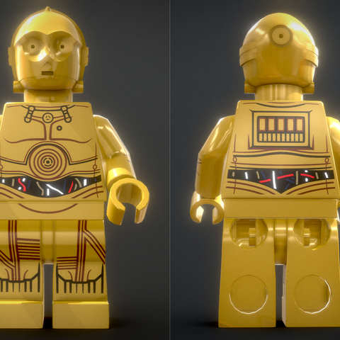  积木 乐高 公仔 机器人 玩具su模型 