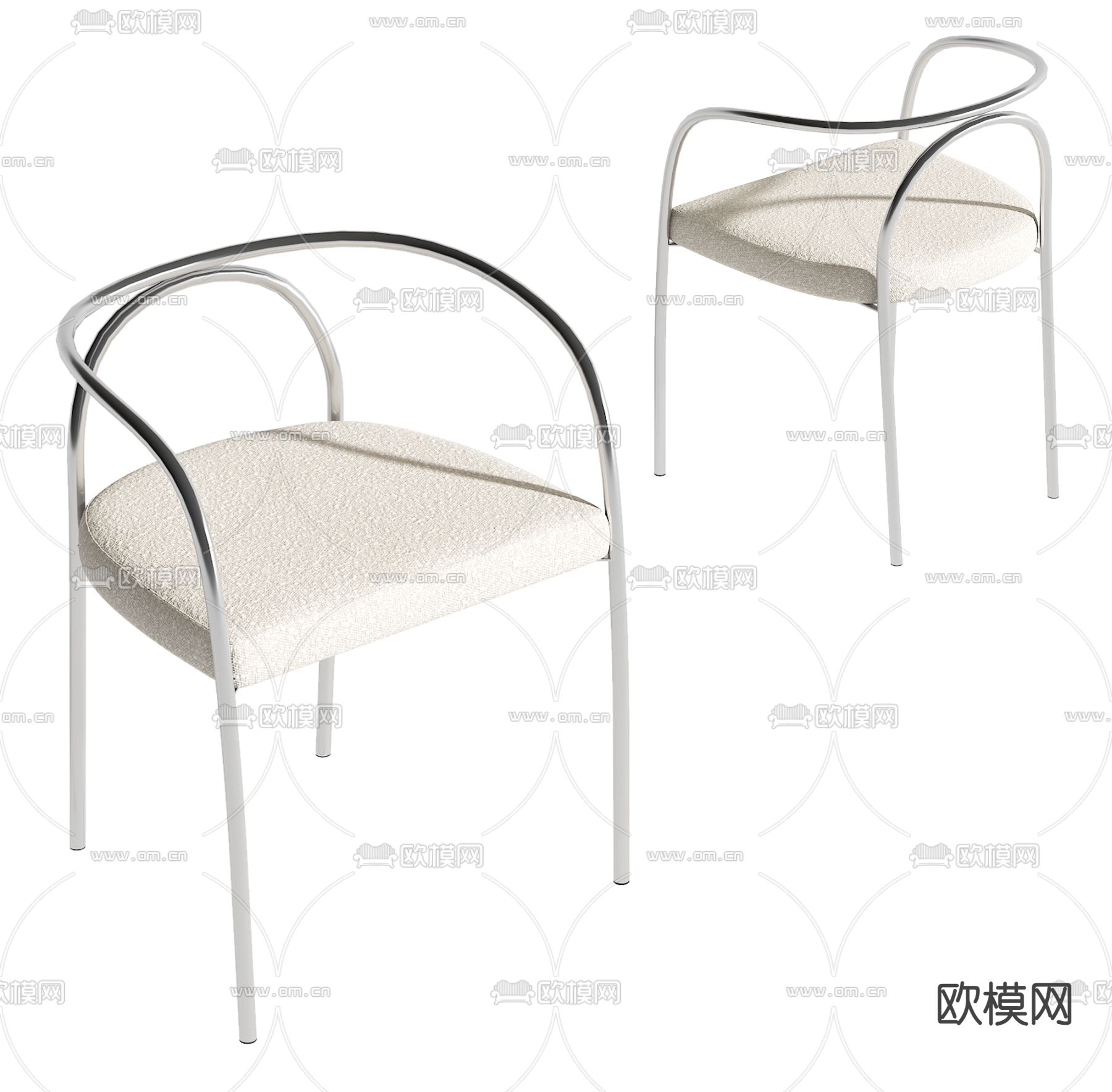 现代餐椅 椅子3d模型下载