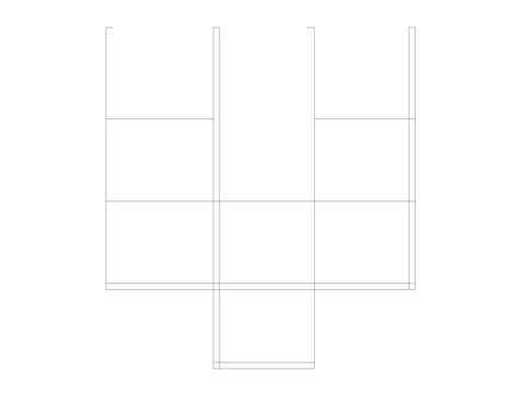  D儿童公园游戏攀登架子cad大样图 