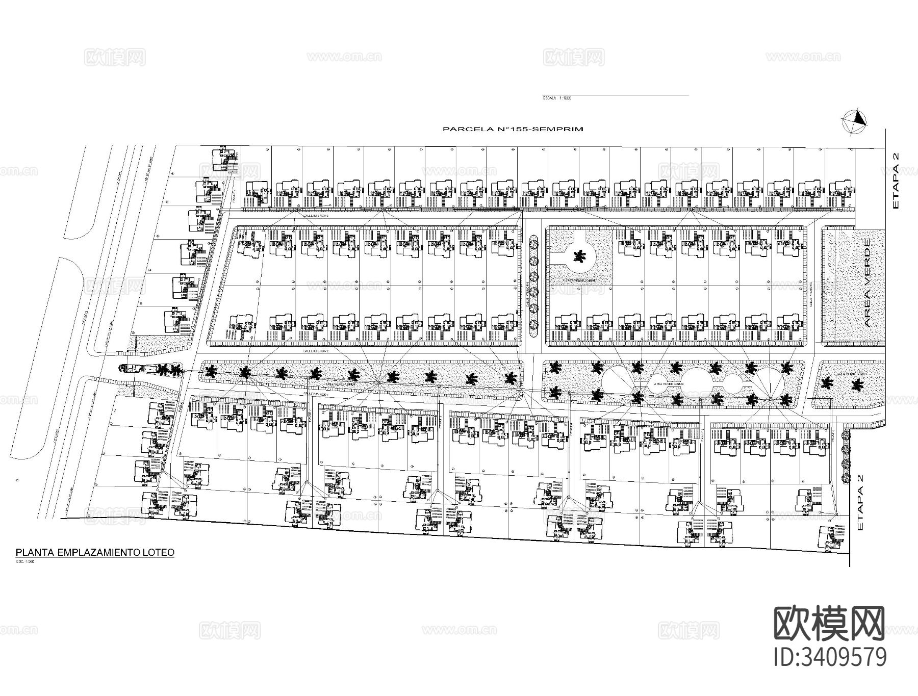 网络城市设施CAD平面图下载（渲染图2）
