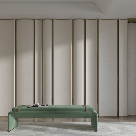  现代皮革硬包su模型 