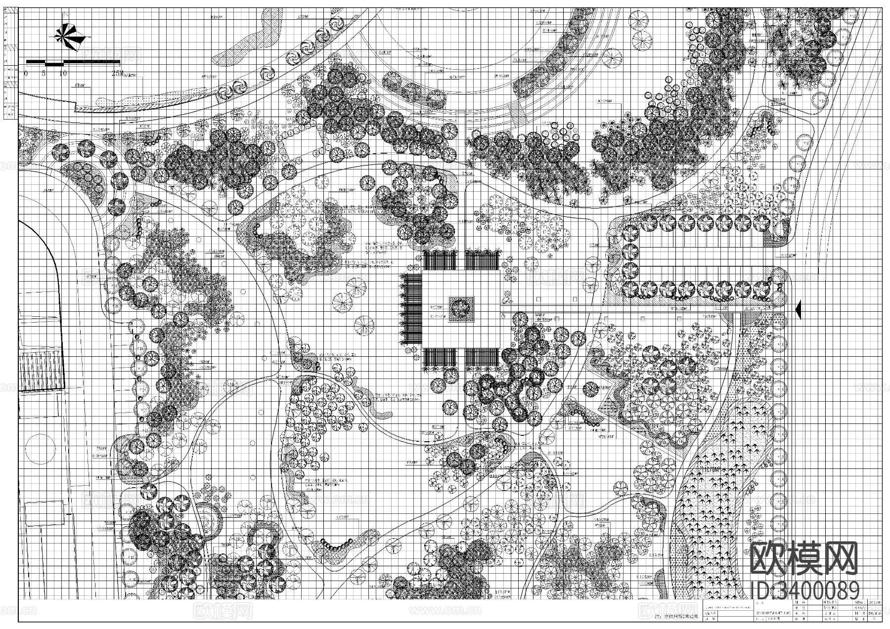 公园景观CAD施工图下载（渲染图9）