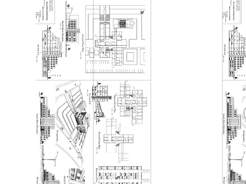  市政建筑CAD施工图 