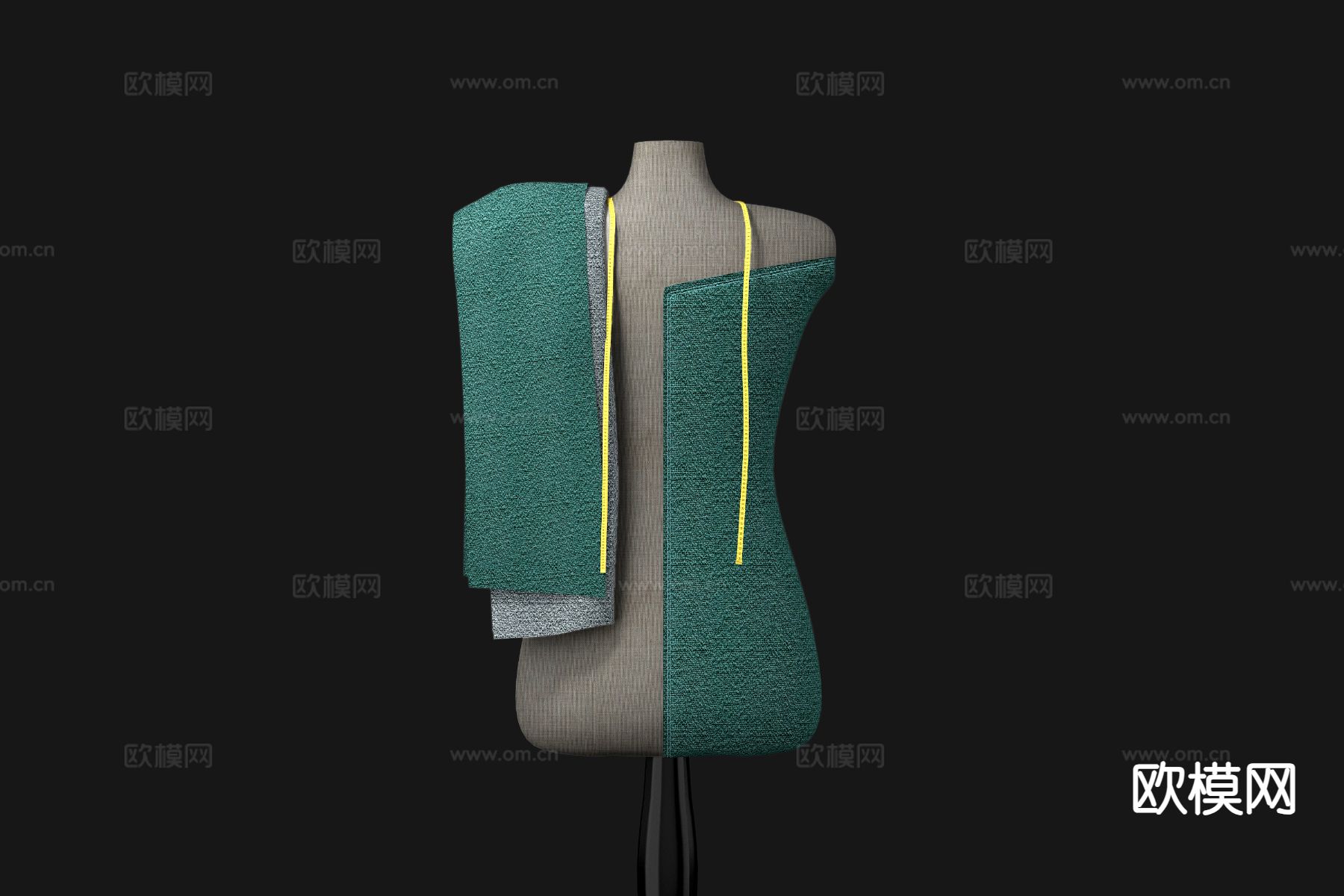 服装模特 衣服模特3d模型下载