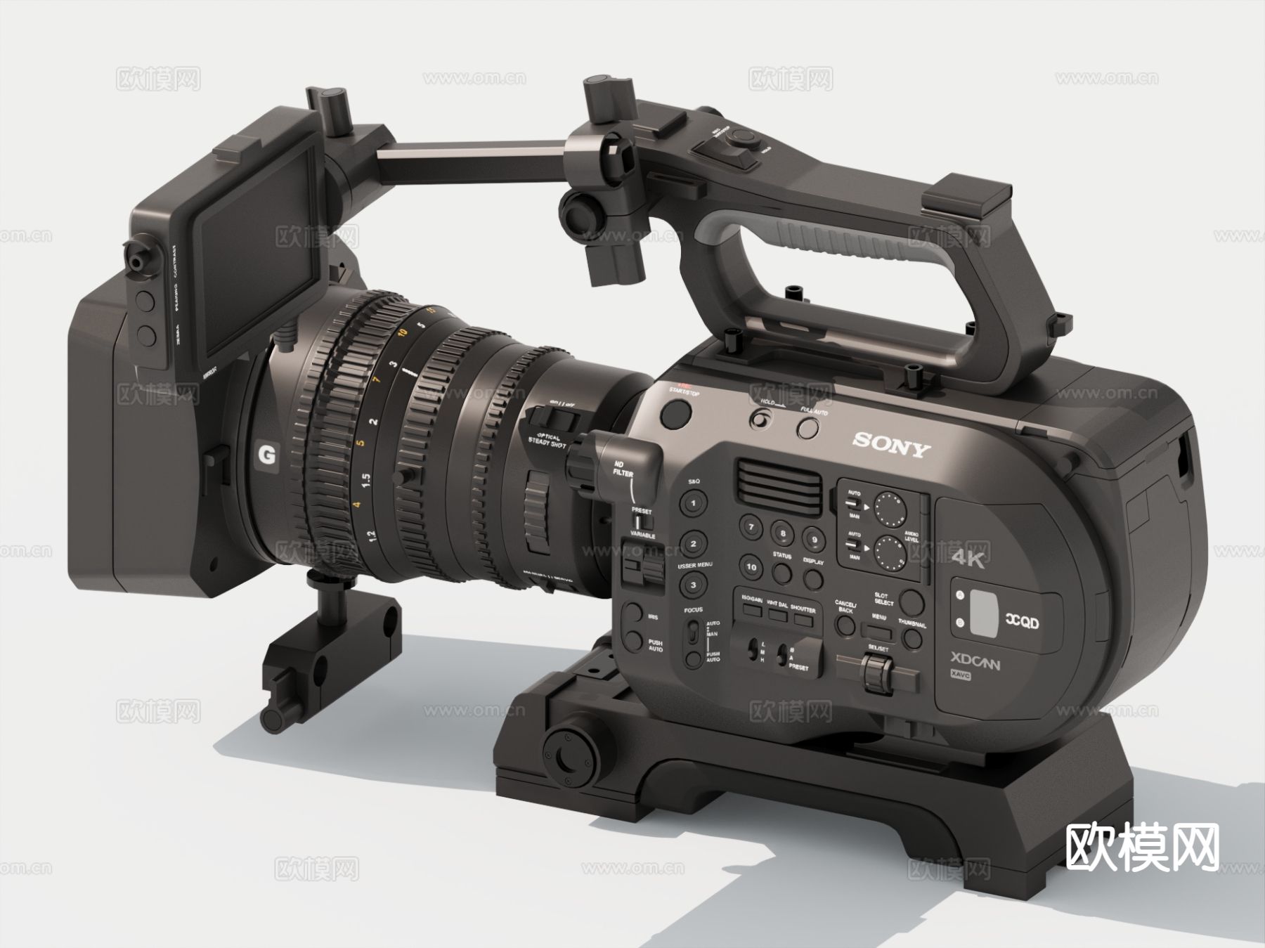 照相机 摄影机3d模型下载