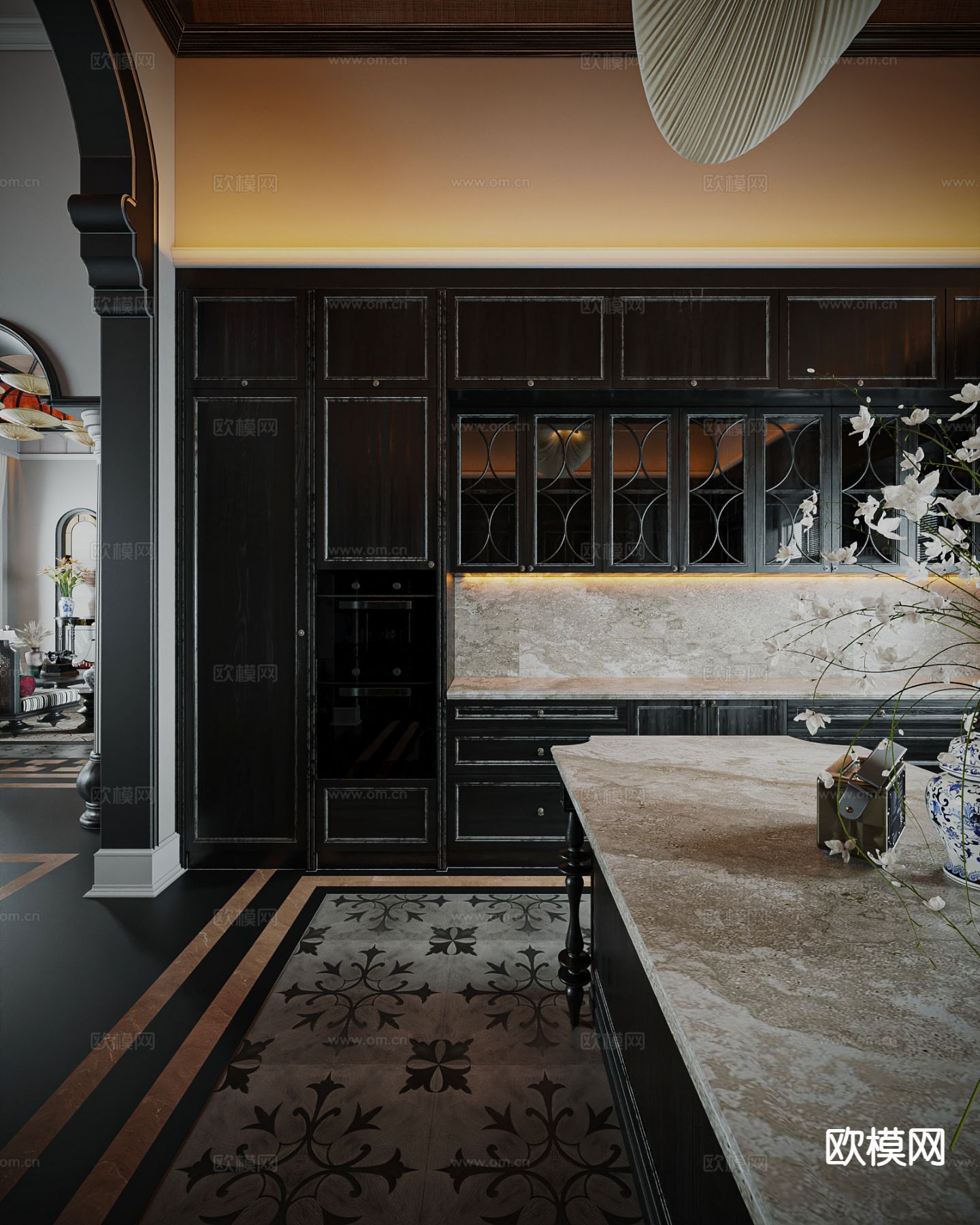 东南亚厨房3d模型下载（渲染图4）