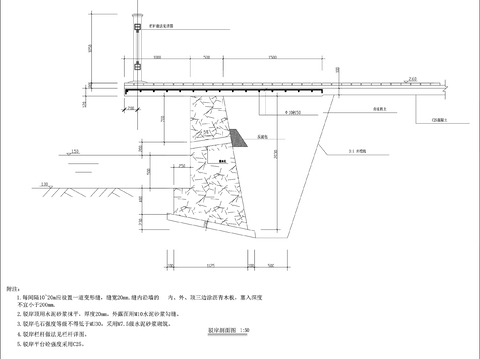  亲水平台CAD节点大样图 