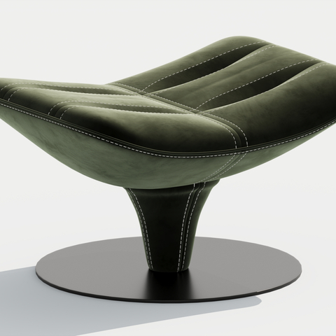  现代换鞋凳 矮凳 沙发凳su模型 