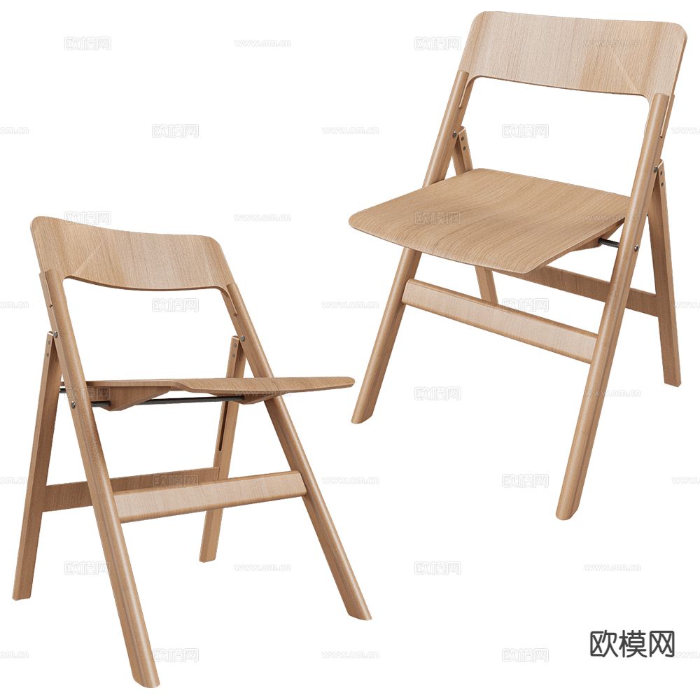 Inno 北欧餐椅 椅子 折叠椅3d模型下载