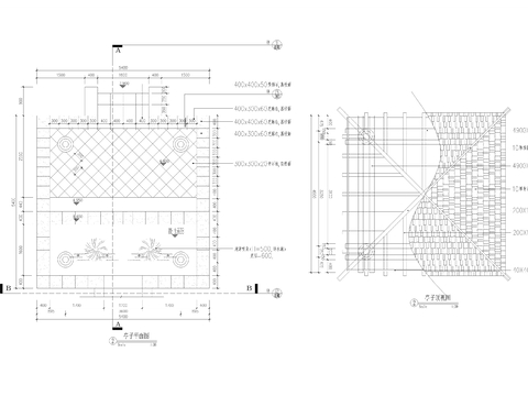  亭子详图cad大样图 