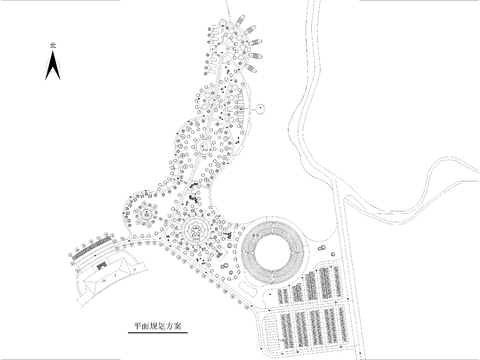  5套野營露營基地平面規(guī)劃cad施工圖 