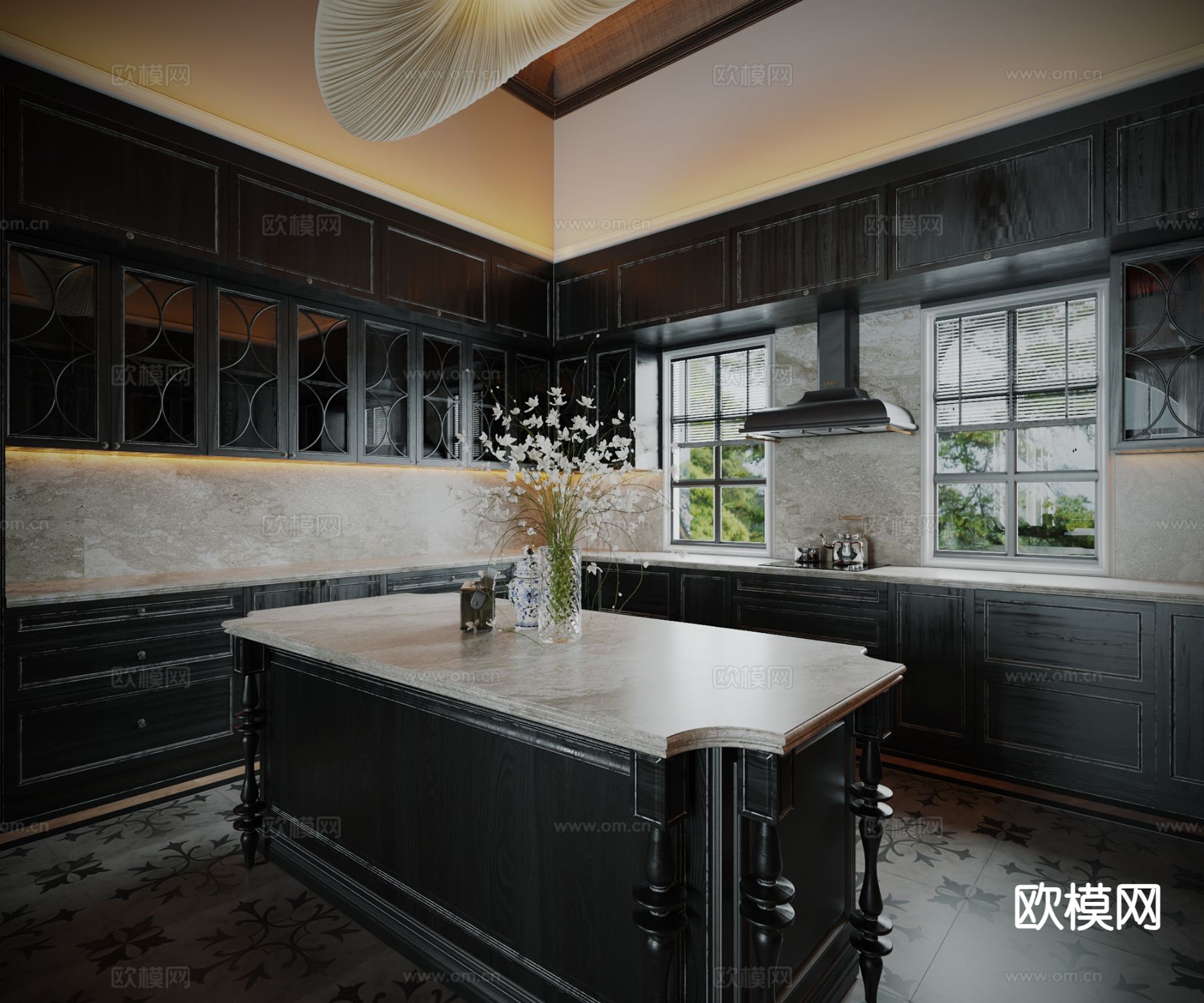 东南亚厨房3d模型下载（渲染图3）