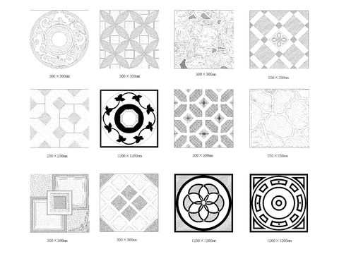  2024全套室内CAD图库 