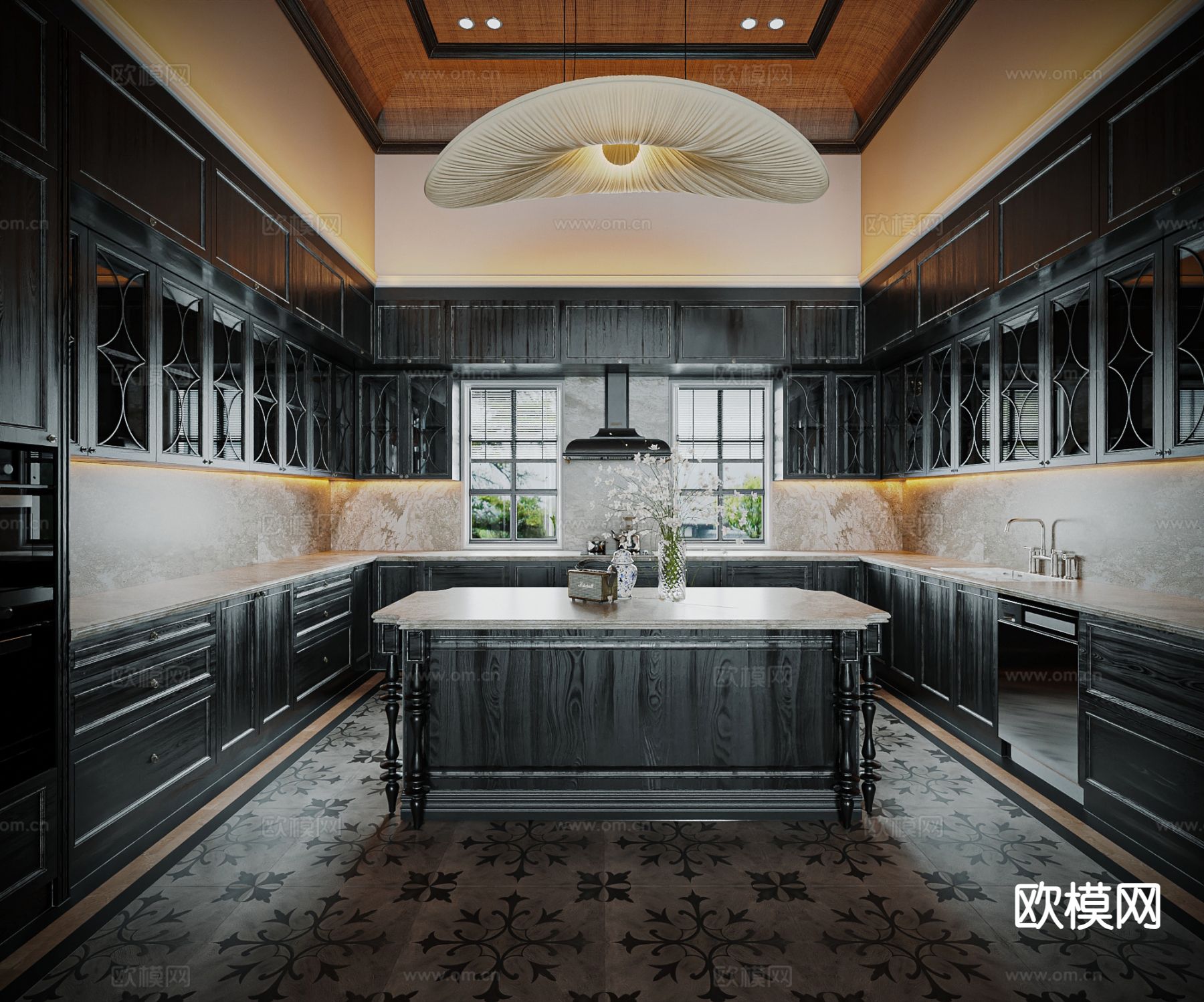 东南亚厨房3d模型下载（渲染图2）