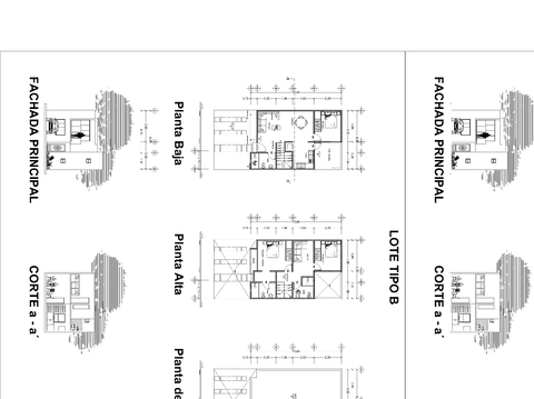  独栋建筑 电器图CAD施工图 