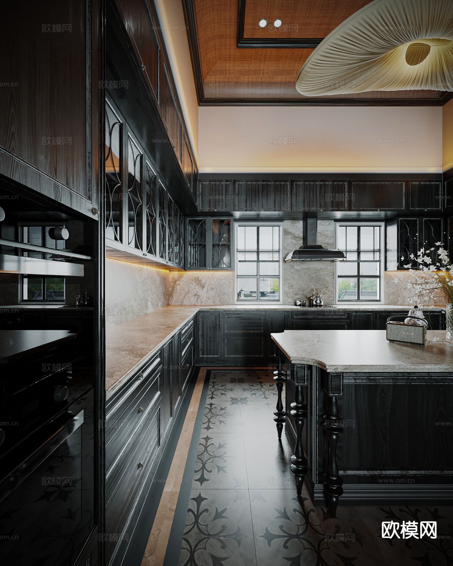 东南亚厨房3d模型下载（渲染图1）