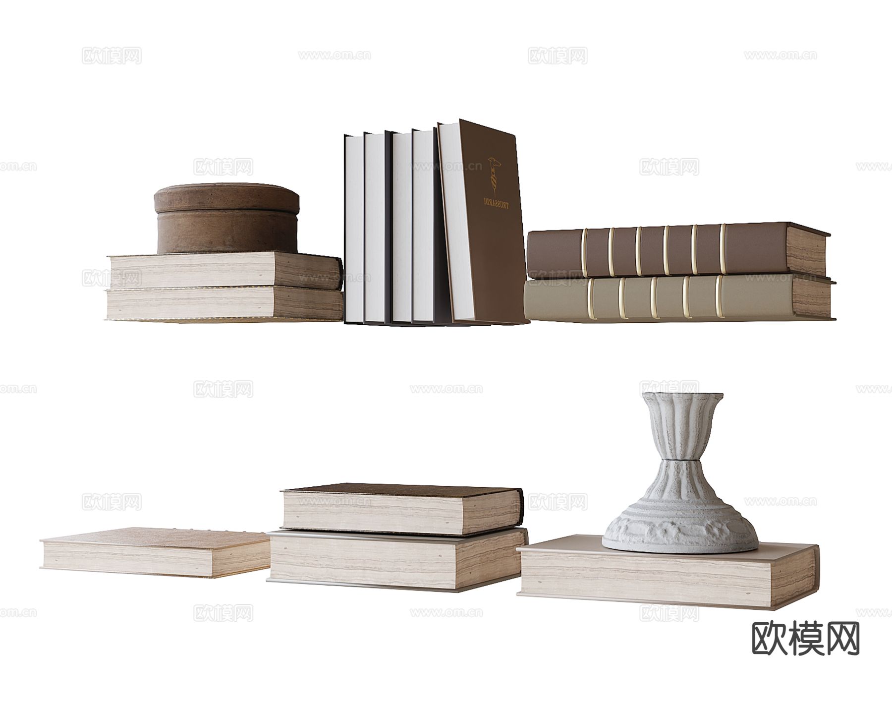 现代书本书籍3d模型下载