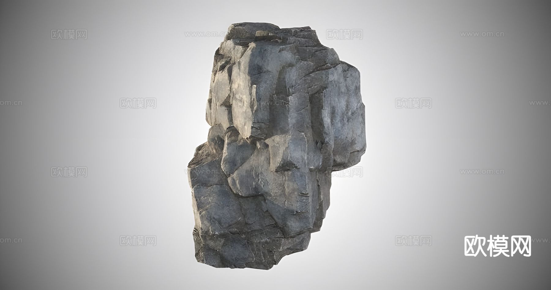 岩石 石头 石块3d模型下载（渲染图2）