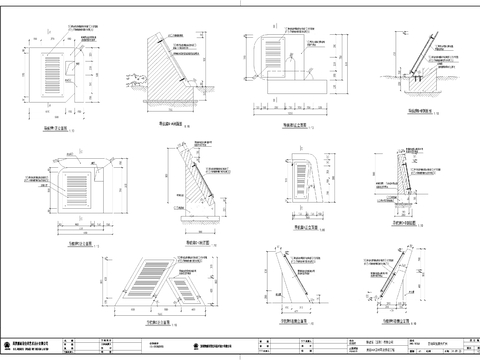  导航牌cad大样图 
