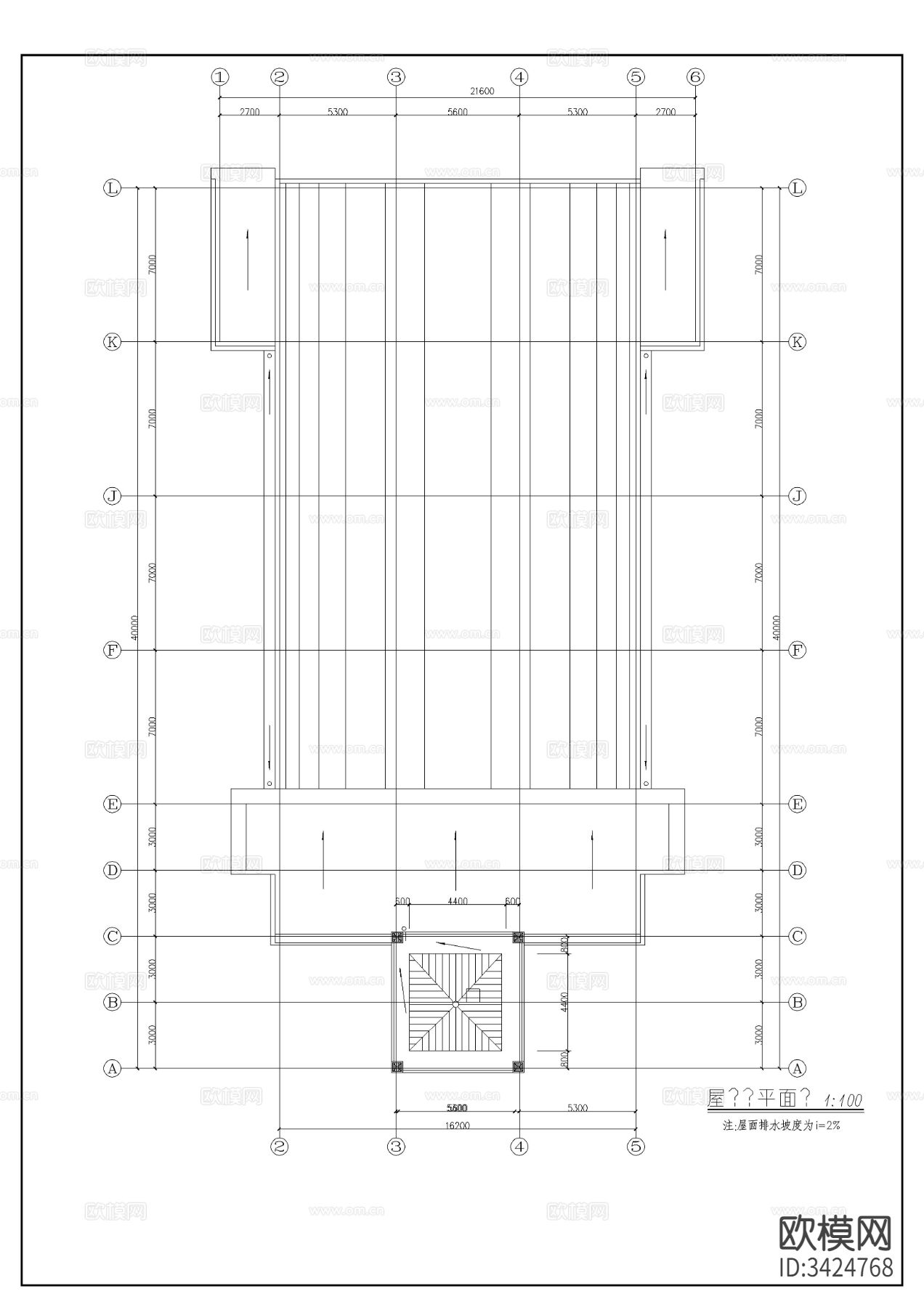基督教会全套建筑图cad施工图下载（渲染图9）
