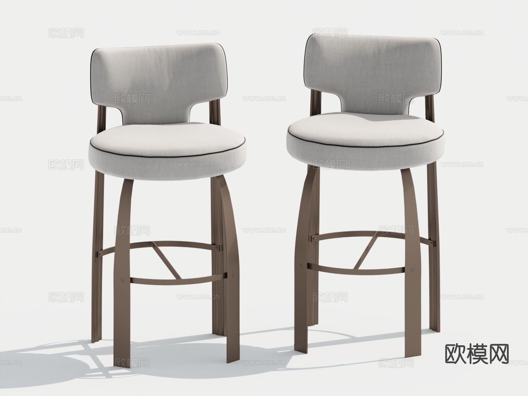 现代吧椅 高脚凳 吧凳3d模型下载