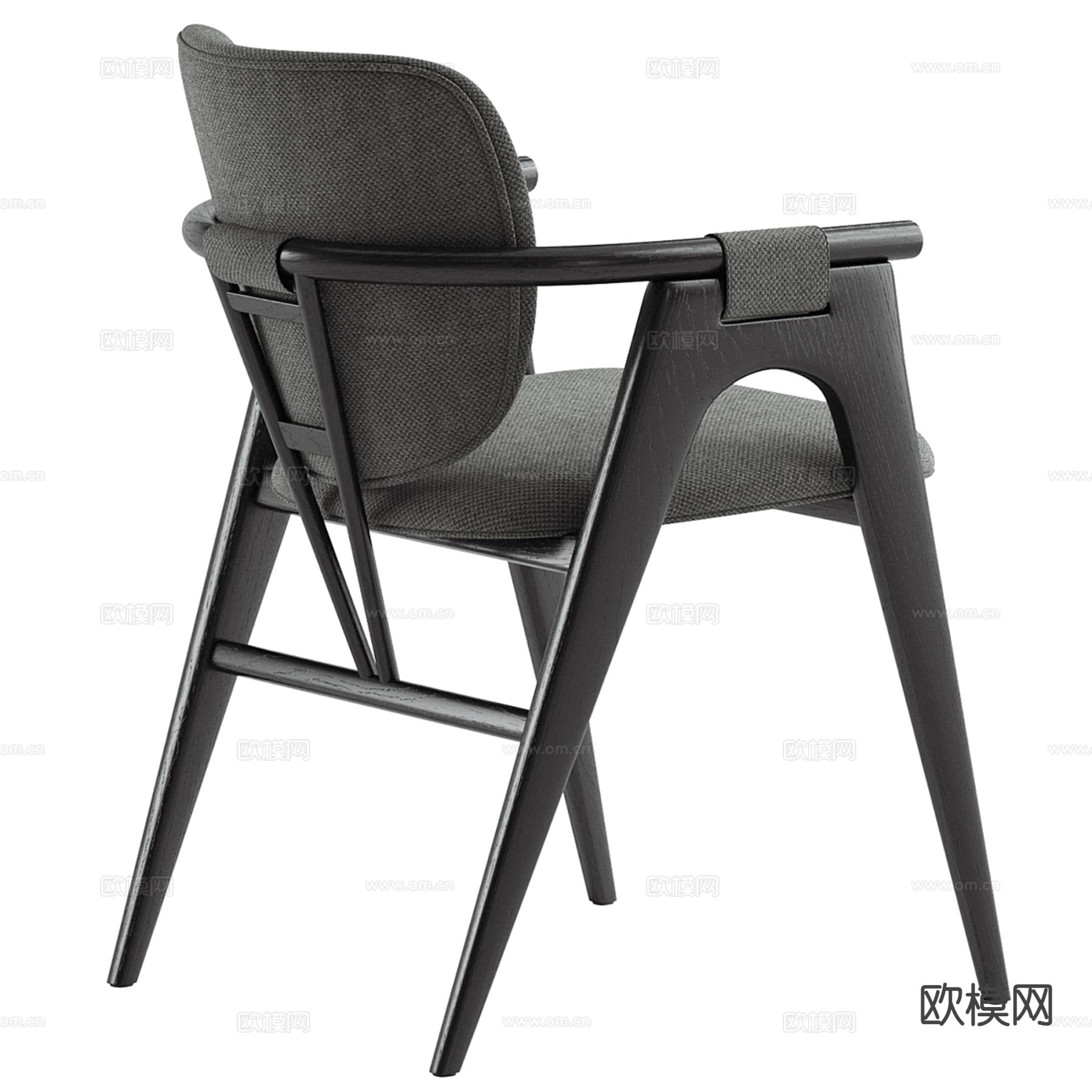 Poliform 单椅 餐椅su模型下载（渲染图3）